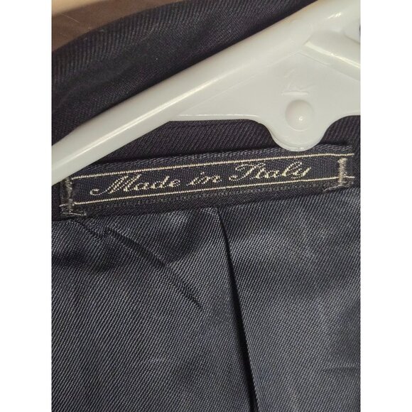 Corneliani Super 120's Extrafine Merino Wool Blazer Suit Jacket Sz 56 7L - Picture 6 of 7